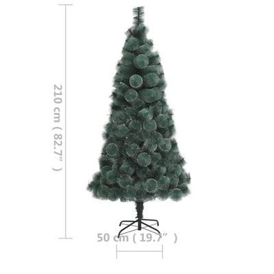 vidaXL Artificial Pre-lit Christmas Tree with Stand Green 150 cm PET