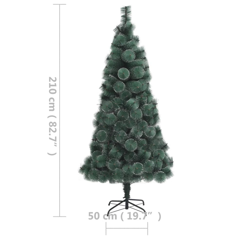 vidaXL Artificial Pre-lit Christmas Tree with Stand Green 150 cm PET