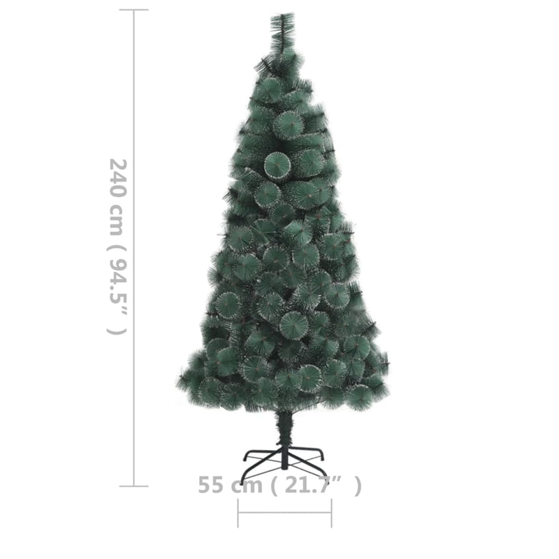 vidaXL Artificial Pre-lit Christmas Tree with Stand Green 150 cm PET