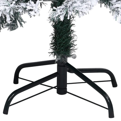 vidaXL Artificial Pre-lit Christmas Tree with Ball Set Green 240 cm PVC