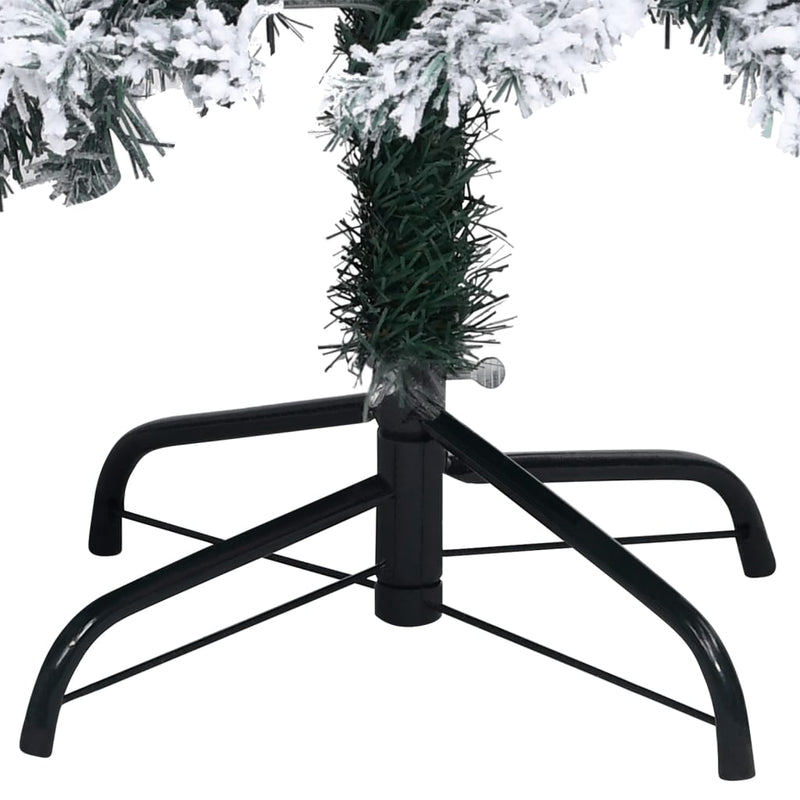 vidaXL Artificial Pre-lit Christmas Tree with Ball Set Green 240 cm PVC