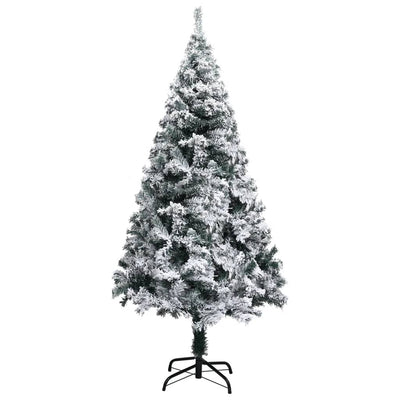 vidaXL Artificial Pre-lit Christmas Tree with Ball Set Green 150 cm PVC