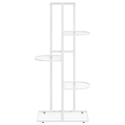 vidaXL 5-Floor Flower Stand 43x22x98 cm Black Metal