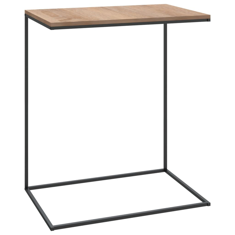 vidaXL Side Table Black 55x35x66 cm Engineered Wood