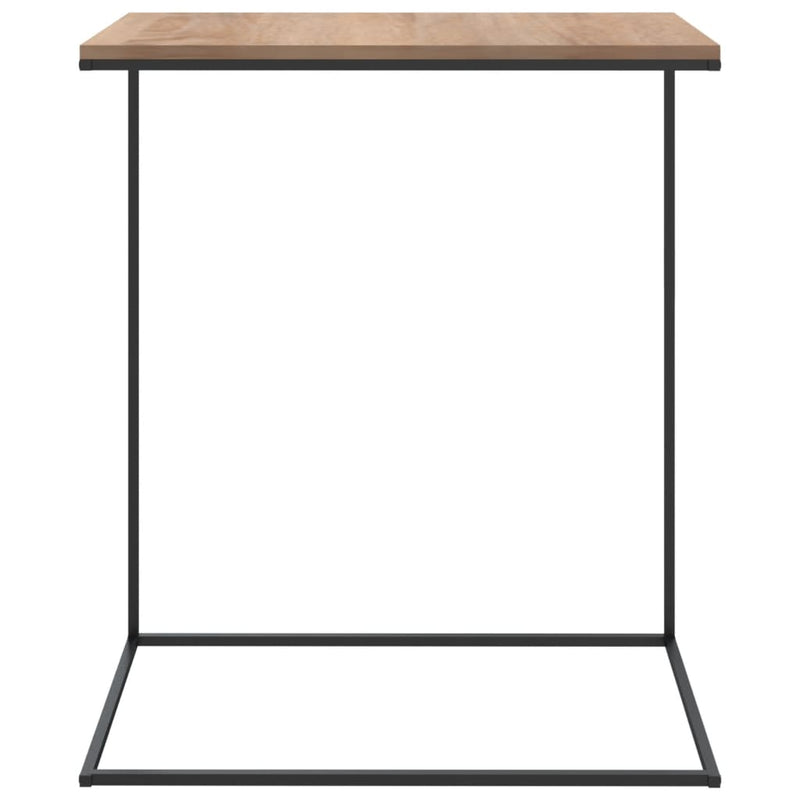 vidaXL Side Table Black 55x35x66 cm Engineered Wood
