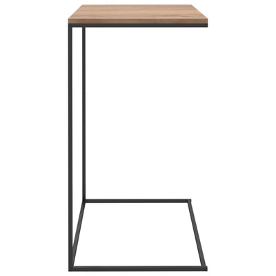 vidaXL Side Table Black 55x35x66 cm Engineered Wood