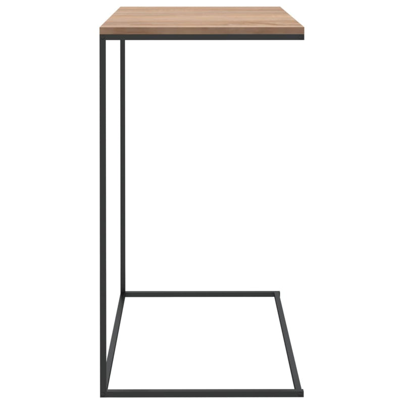 vidaXL Side Table Black 55x35x66 cm Engineered Wood
