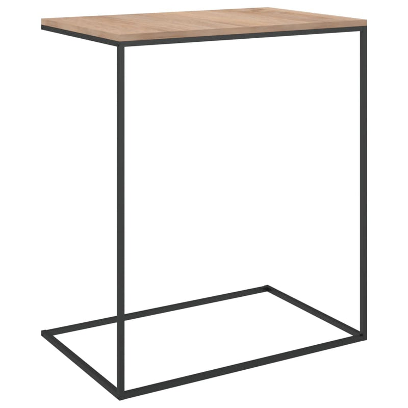 vidaXL Side Table Black 55x35x66 cm Engineered Wood