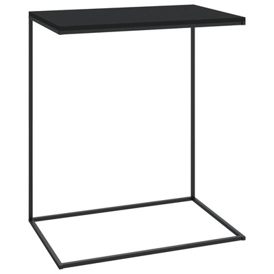 vidaXL Side Table Black 55x35x66 cm Engineered Wood