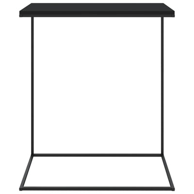 vidaXL Side Table Black 55x35x66 cm Engineered Wood