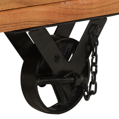 vidaXL Side Table 40x40x45 cm Solid Reclaimed Wood