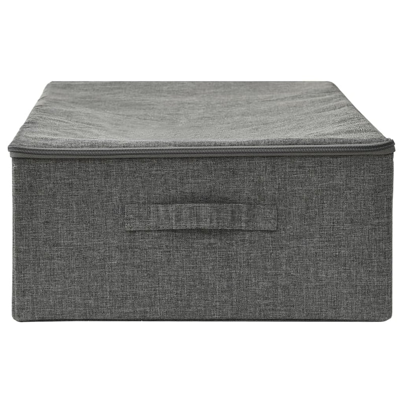 vidaXL Storage Box Fabric 70x40x18 cm Anthracite