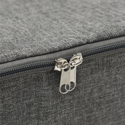 vidaXL Storage Box Fabric 70x40x18 cm Anthracite