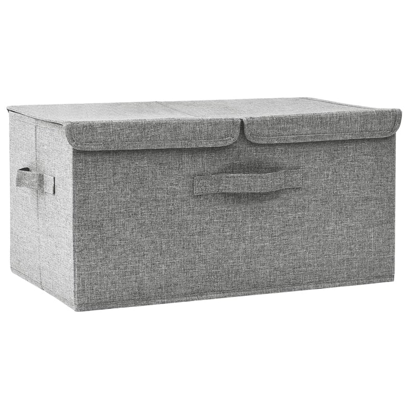 vidaXL Storage Box Fabric 50x30x25 cm Anthracite