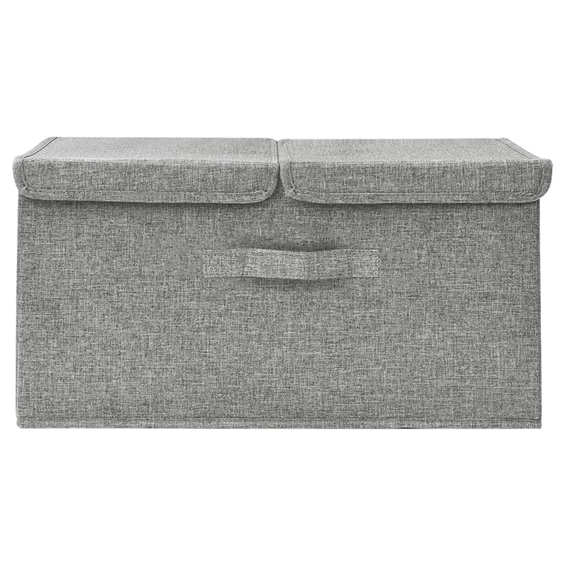 vidaXL Storage Box Fabric 50x30x25 cm Anthracite