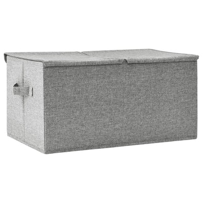 vidaXL Storage Box Fabric 50x30x25 cm Anthracite