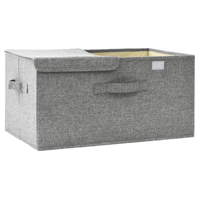 vidaXL Storage Box Fabric 50x30x25 cm Anthracite