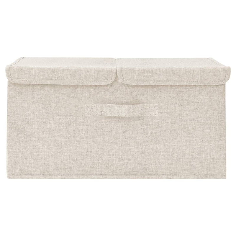 vidaXL Storage Box Fabric 50x30x25 cm Anthracite
