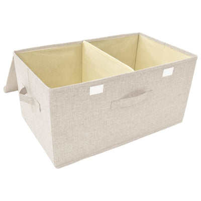 vidaXL Storage Boxes 2 pcs Fabric 50x30x25 cm Anthracite