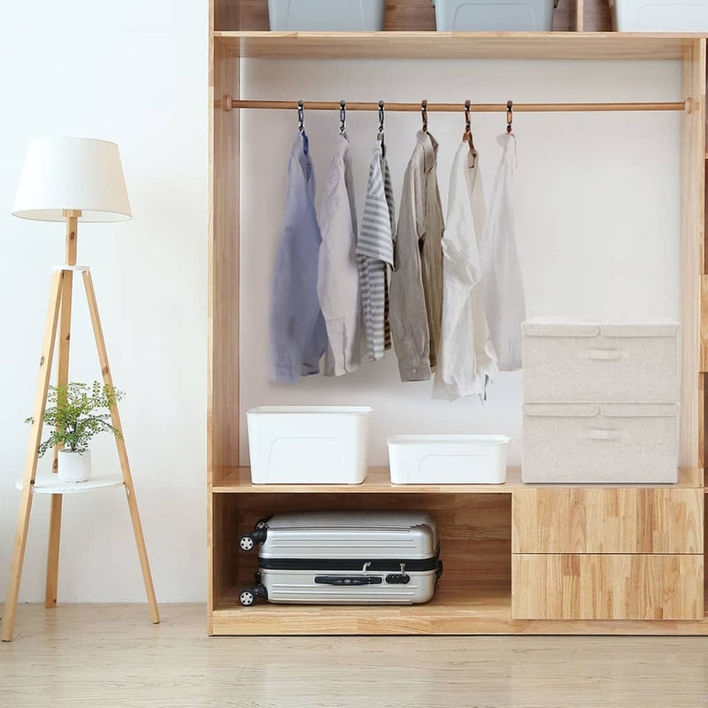 vidaXL Storage Boxes 2 pcs Fabric 50x30x25 cm Anthracite