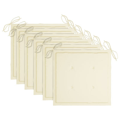 vidaXL Garden Chairs with Cushions 6 pcs Solid Wood Acacia