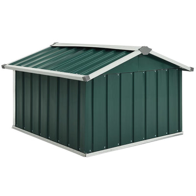 vidaXL Garden Robot Lawnmower Shed 92x97x63 cm Galvanised Steel Anthracite