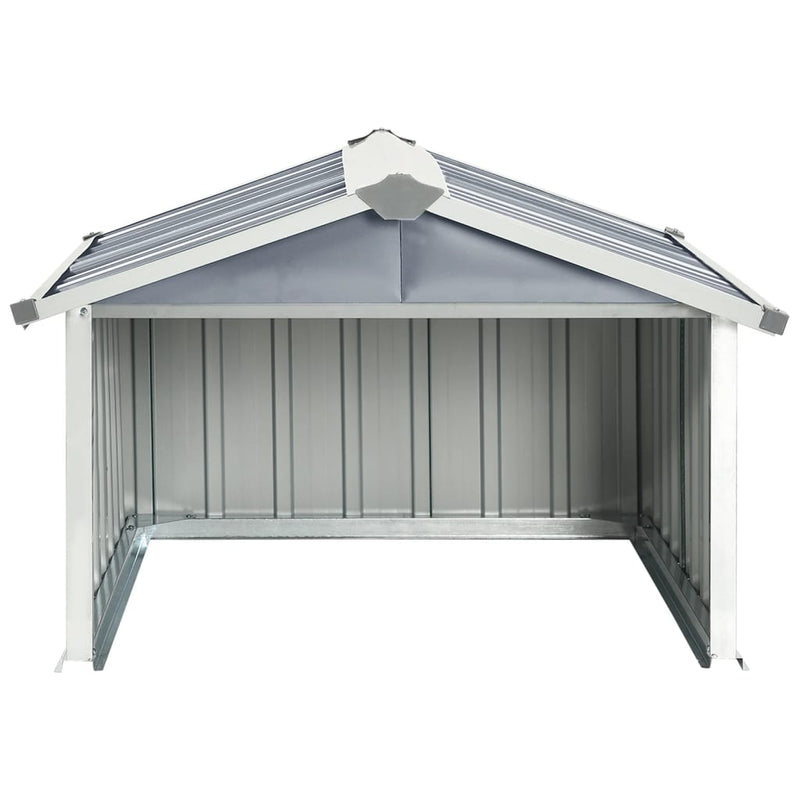 vidaXL Garden Robot Lawnmower Shed 92x97x63 cm Galvanised Steel Anthracite