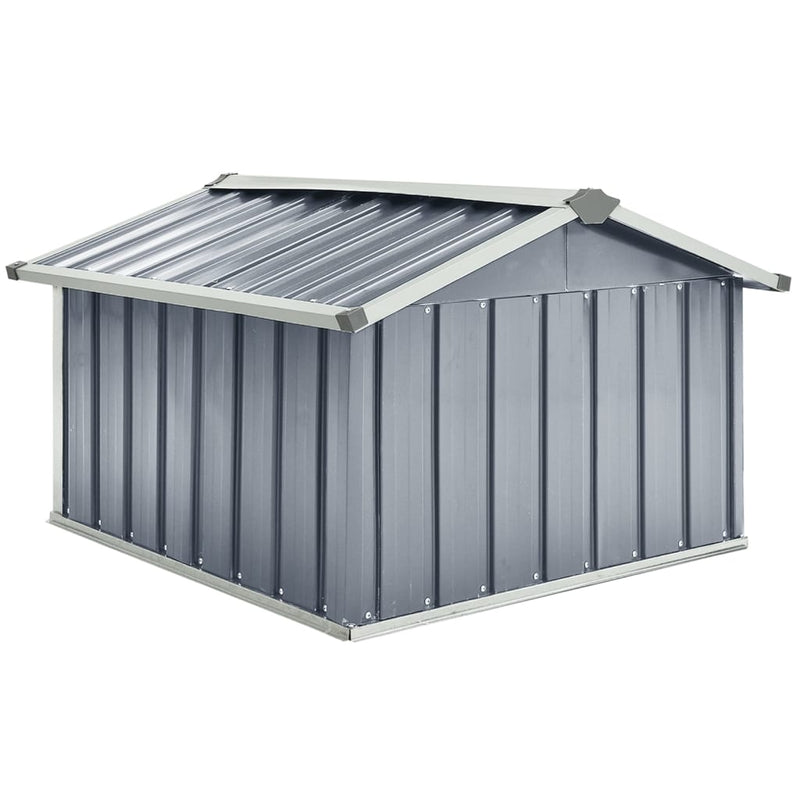 vidaXL Garden Robot Lawnmower Shed 92x97x63 cm Galvanised Steel Anthracite