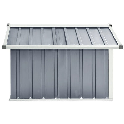 vidaXL Garden Robot Lawnmower Shed 92x97x63 cm Galvanised Steel Anthracite