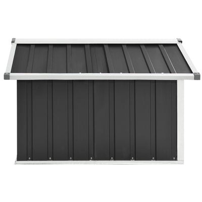 vidaXL Garden Robot Lawnmower Shed 92x97x63 cm Galvanised Steel Anthracite