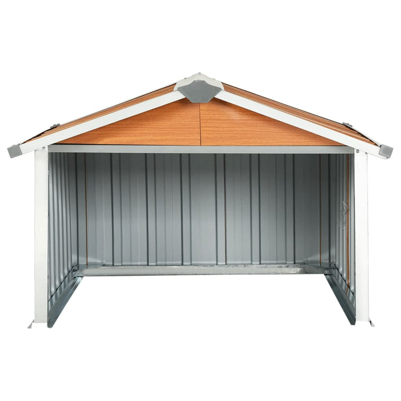 vidaXL Garden Robot Lawnmower Shed 92x97x63 cm Galvanised Steel Anthracite