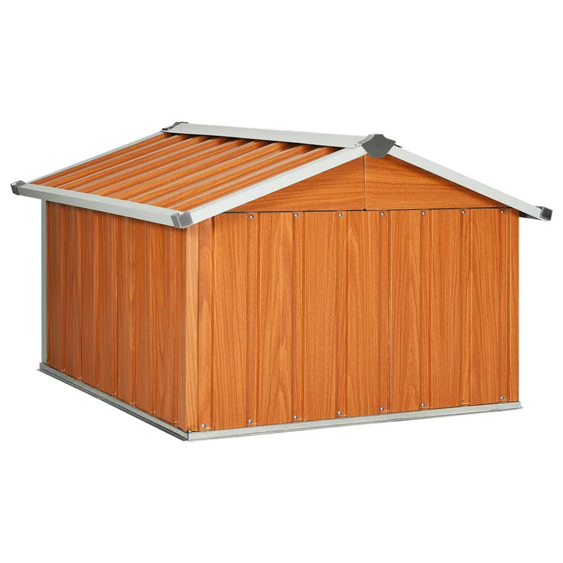 vidaXL Garden Robot Lawnmower Shed 92x97x63 cm Galvanised Steel Anthracite