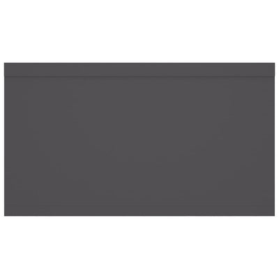 vidaXL Wall Shelf Grey 102x30x17 cm Engineered Wood