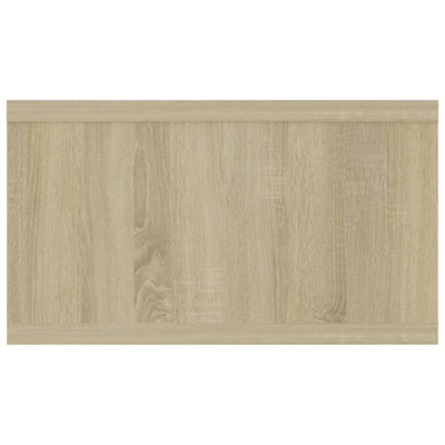 vidaXL Wall Shelf Grey 102x30x17 cm Engineered Wood