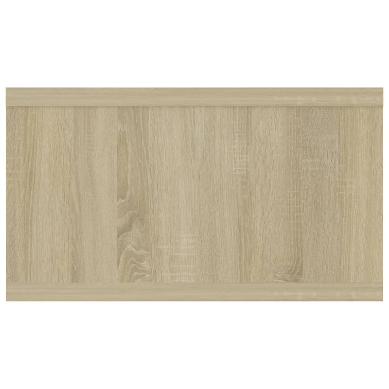 vidaXL Wall Shelf Grey 102x30x17 cm Engineered Wood