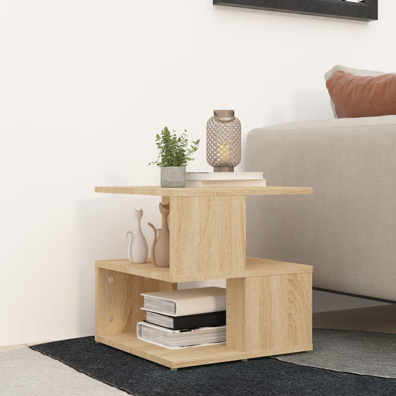 vidaXL Side Table White 40x40x40 cm Engineered Wood