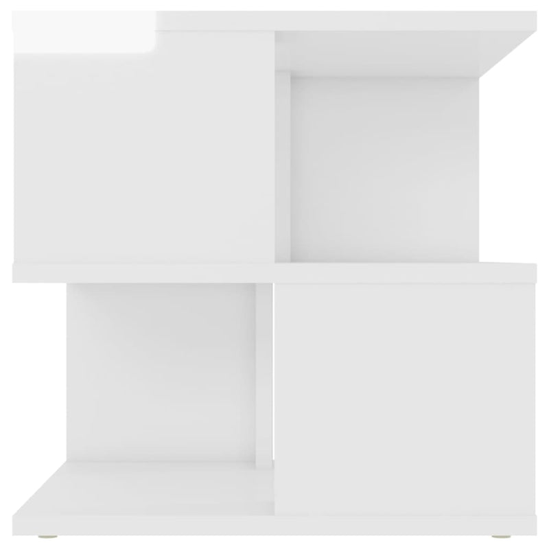 vidaXL Side Table White 40x40x40 cm Engineered Wood
