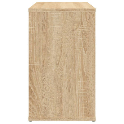 vidaXL Side Cabinet Black 60x30x50 cm Engineered Wood