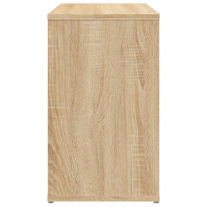 vidaXL Side Cabinet Black 60x30x50 cm Engineered Wood