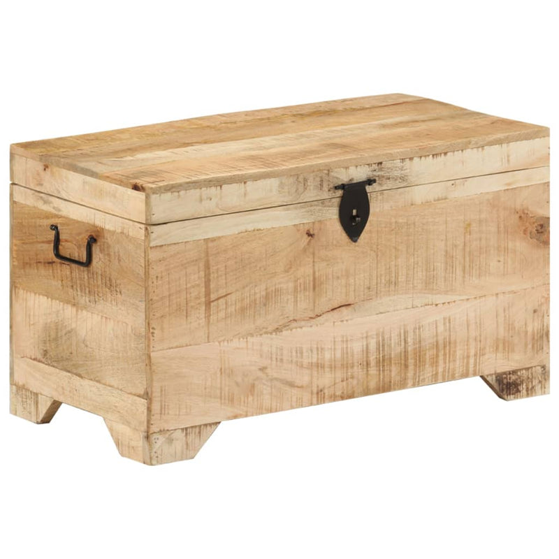 vidaXL Storage Chest Solid Rough Mango Wood