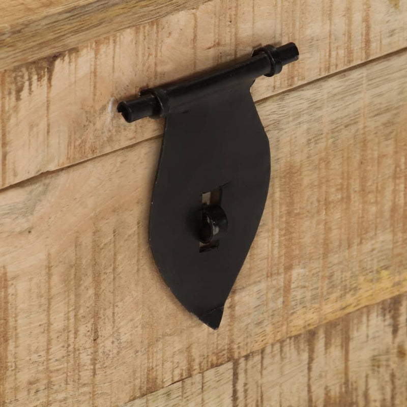 vidaXL Storage Chest Solid Rough Mango Wood