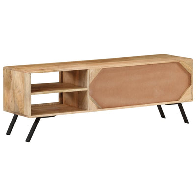 vidaXL TV Cabinet 110x30x40 cm Solid Mango Wood