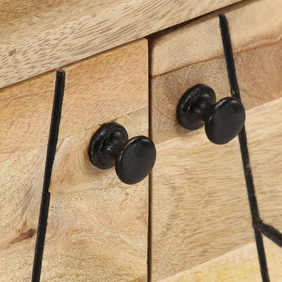 vidaXL TV Cabinet 110x30x40 cm Solid Mango Wood