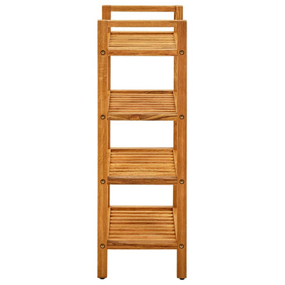 vidaXL Shoe Rack with 2 Shelves 100x27x40 cm Solid Oak Wood
