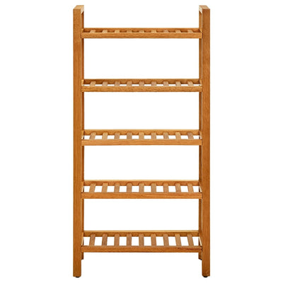 vidaXL Shoe Rack with 2 Shelves 100x27x40 cm Solid Oak Wood
