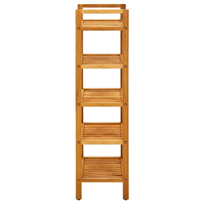 vidaXL Shoe Rack with 2 Shelves 100x27x40 cm Solid Oak Wood