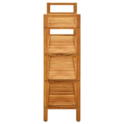 vidaXL Shoe Rack with 2 Shelves 100x27x40 cm Solid Oak Wood