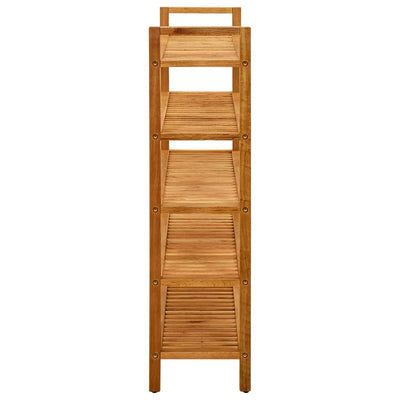 vidaXL Shoe Rack with 2 Shelves 100x27x40 cm Solid Oak Wood
