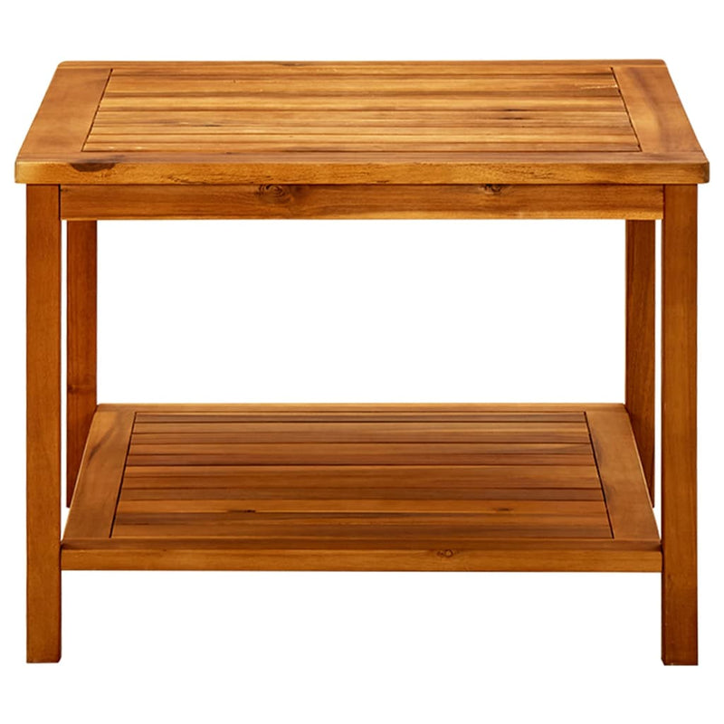 vidaXL Coffee Table 60x60x45 cm Solid Acacia Wood