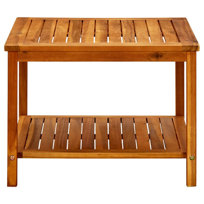 vidaXL Coffee Table 60x60x45 cm Solid Acacia Wood